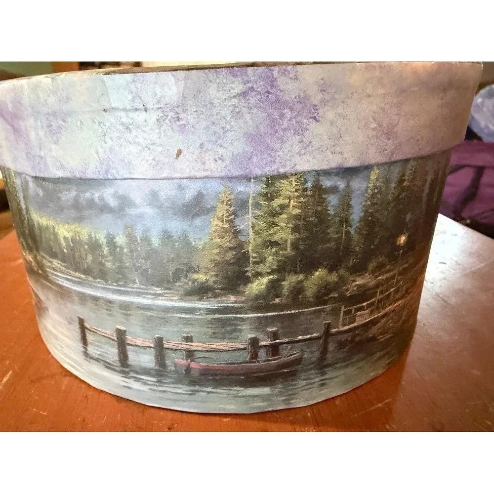 Thomas Kinkade decorative round